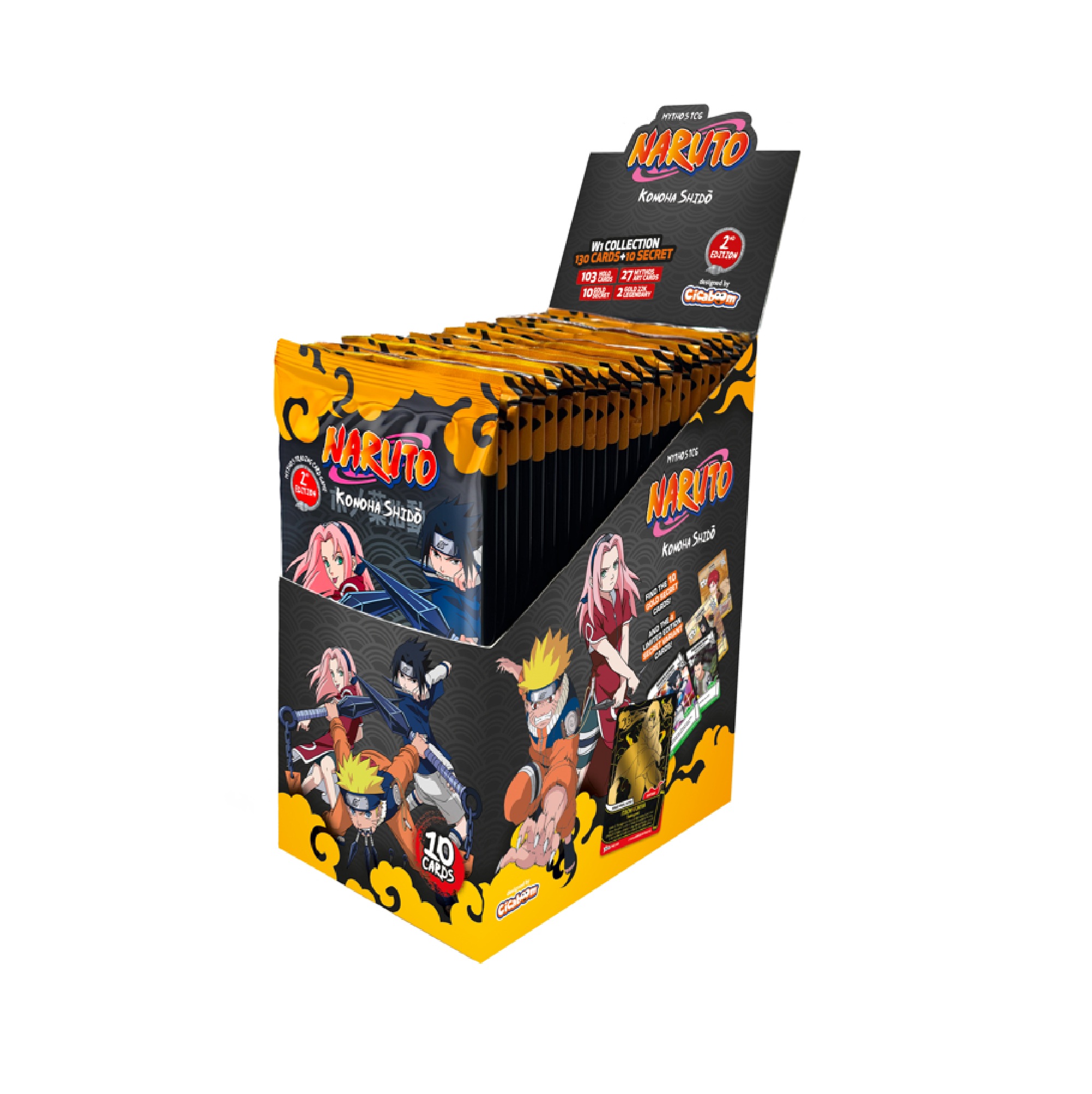 Naruto Mythos First Set 2. Edition Booster Display