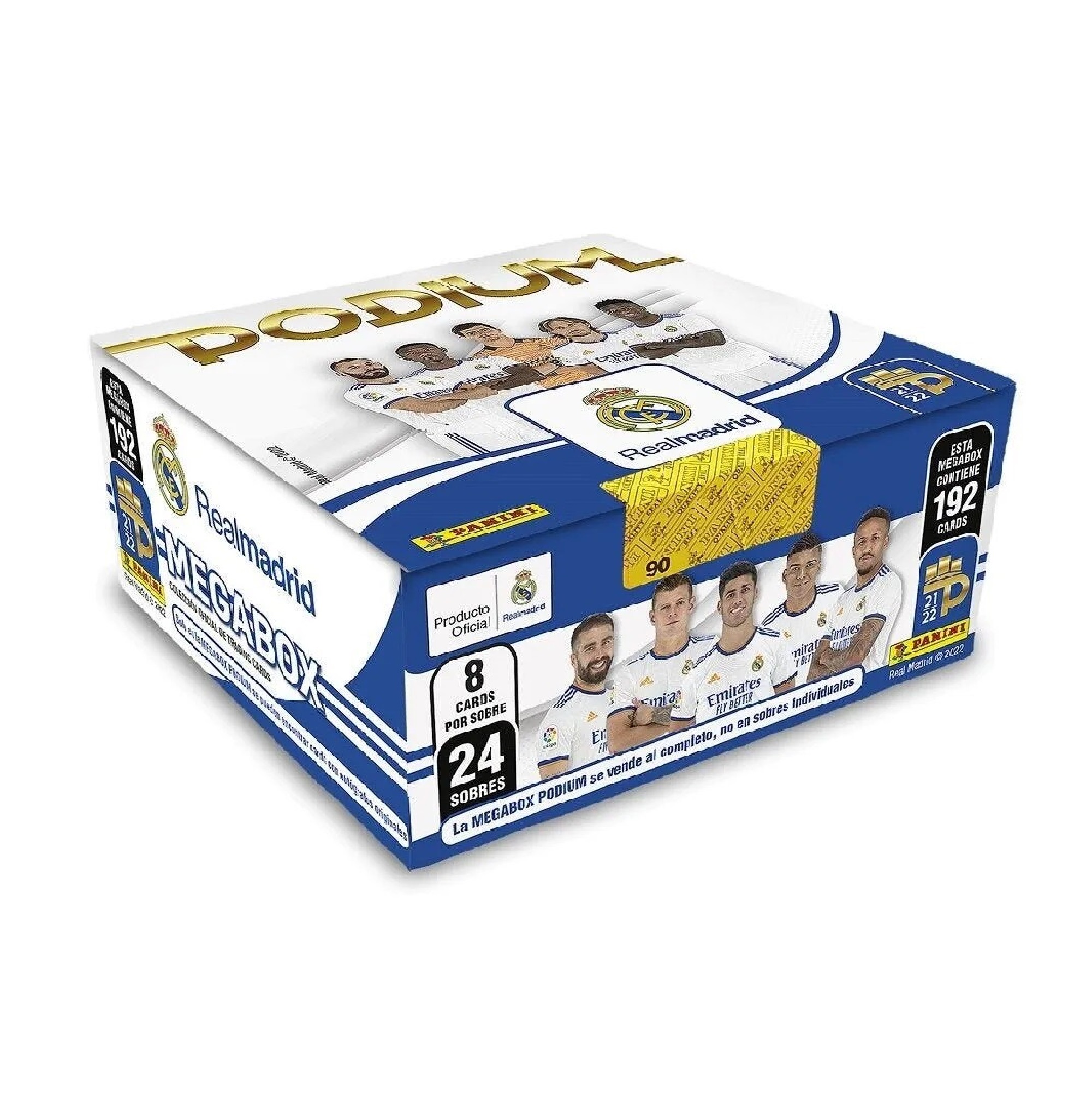 Panini Real Madrid Podium Fussball MEGA Box 2021-22