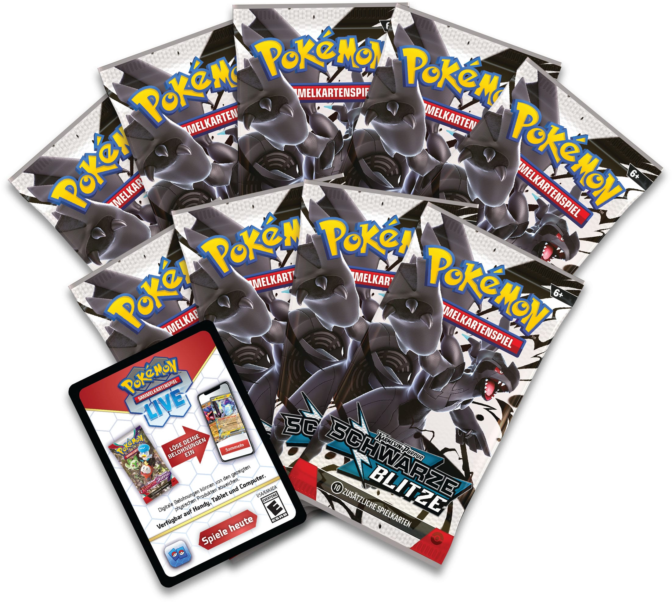 Pokemon KP10.5 Schwarze Blitze Top Trainer-Box (Deutsch)