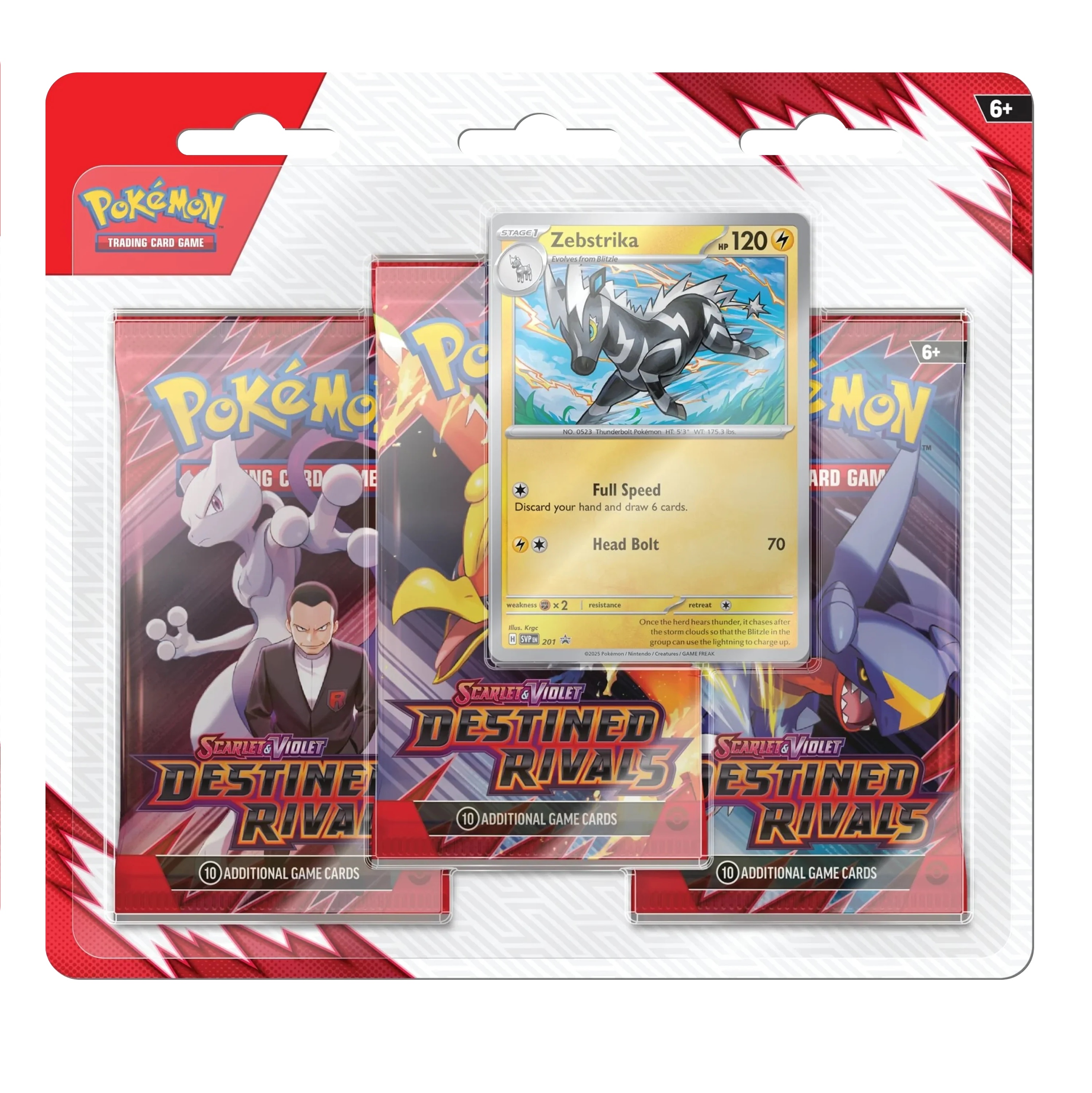 Pokemon SV10 Ewige Rivalen 3er Blister (Englisch)