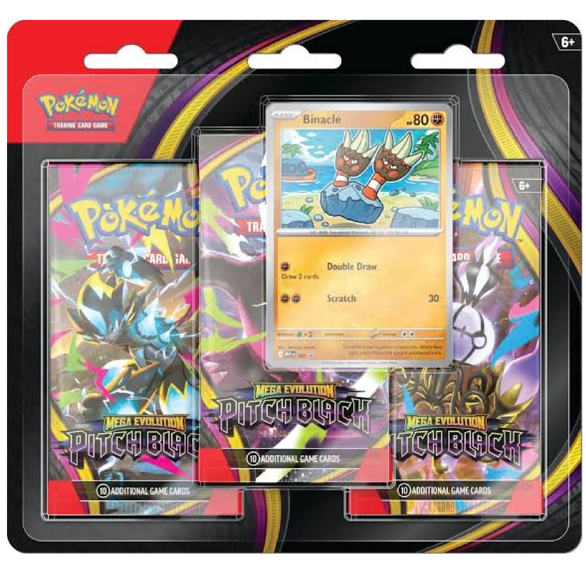 Pokemon ME05 Pitch Black 3er blister (Englisch)