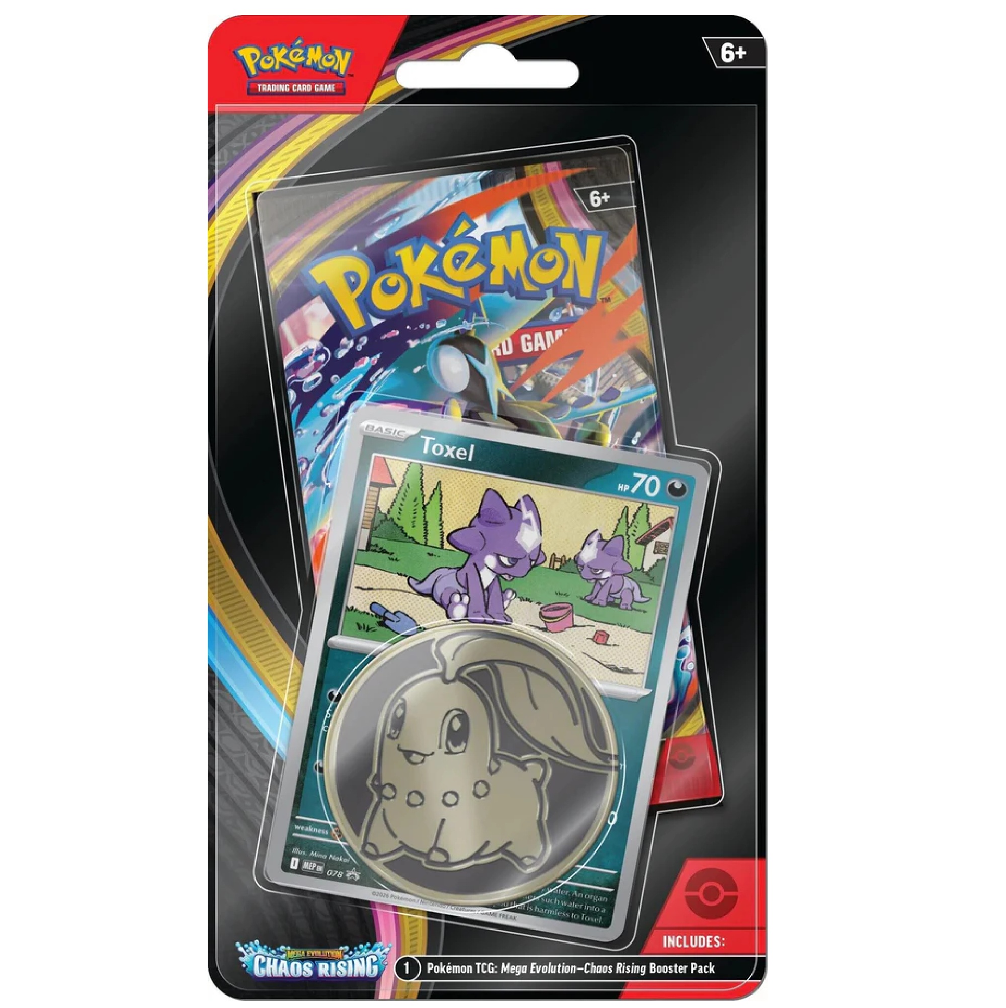 Pokemon ME04 Chaos Rising Blister toxel (Englisch)