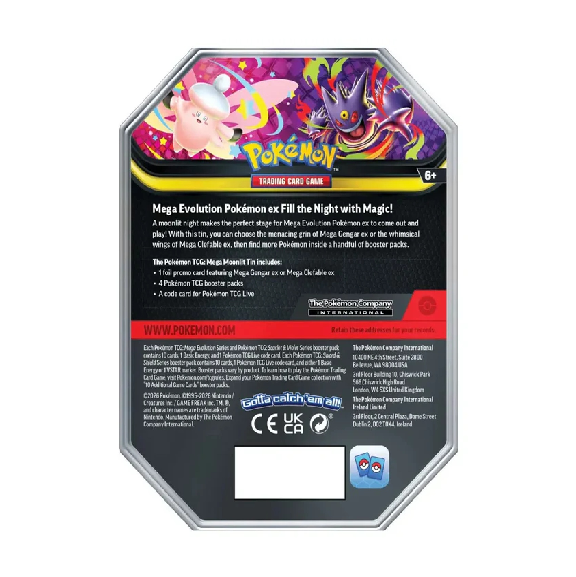 Pokemon - Mega Mondschein Tin #128 (Deutsch)