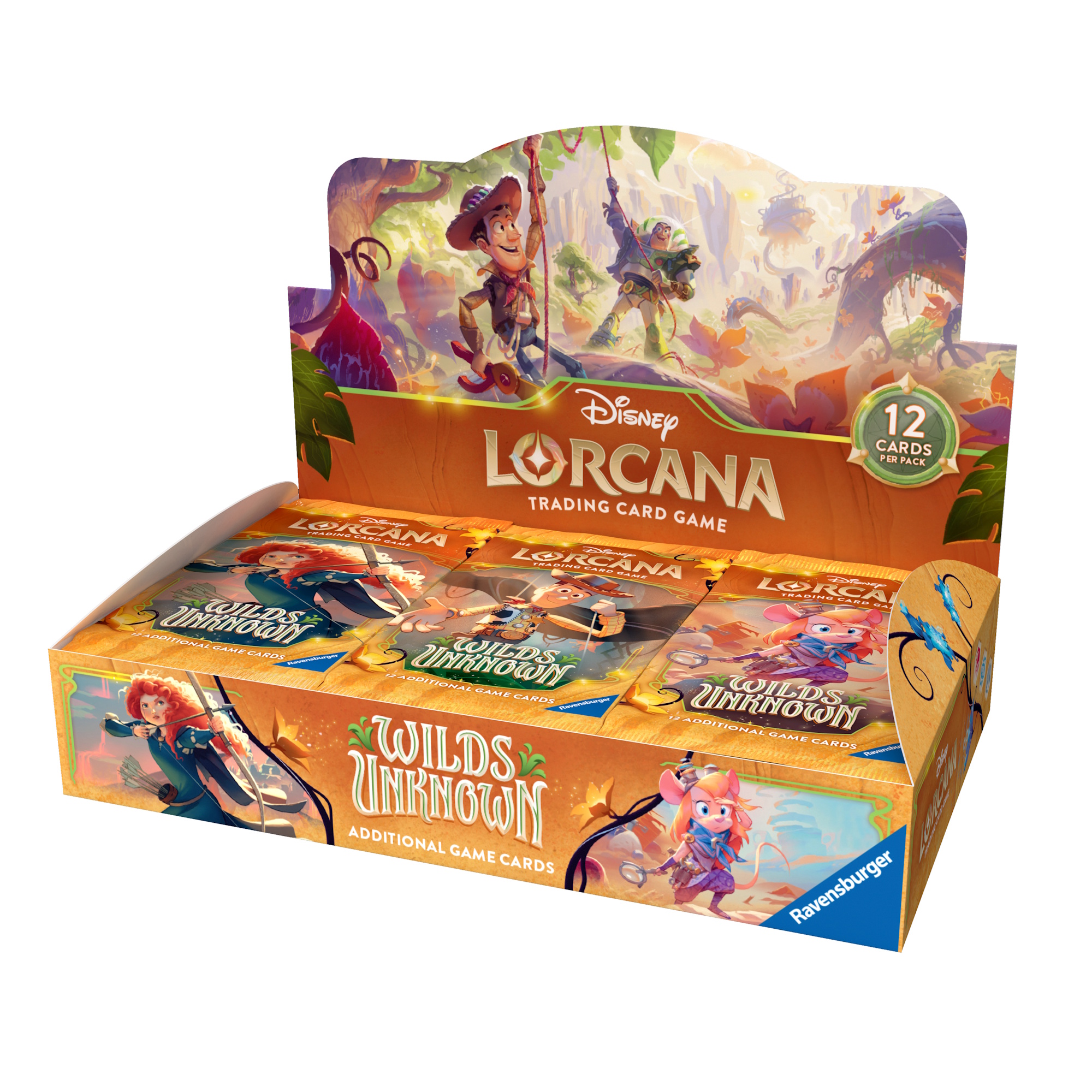 Disney Lorcana  – Wilds Unknown Display (Englisch)