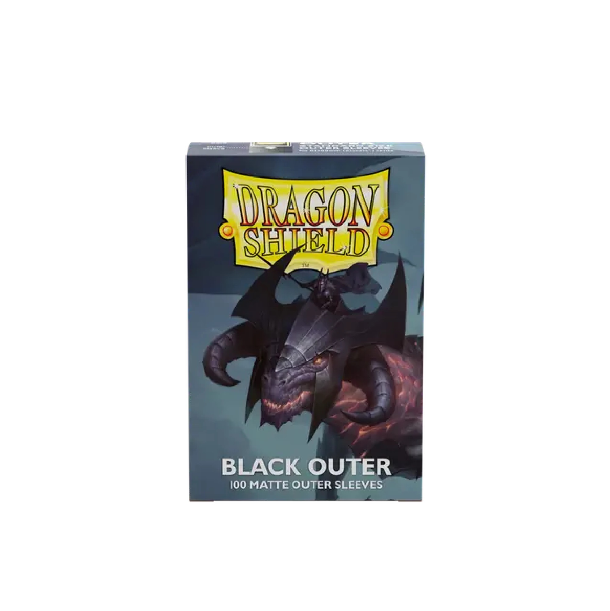 Dragon Shield Standard Matte Black Outer Sleeves (100 Outer Sleeves)