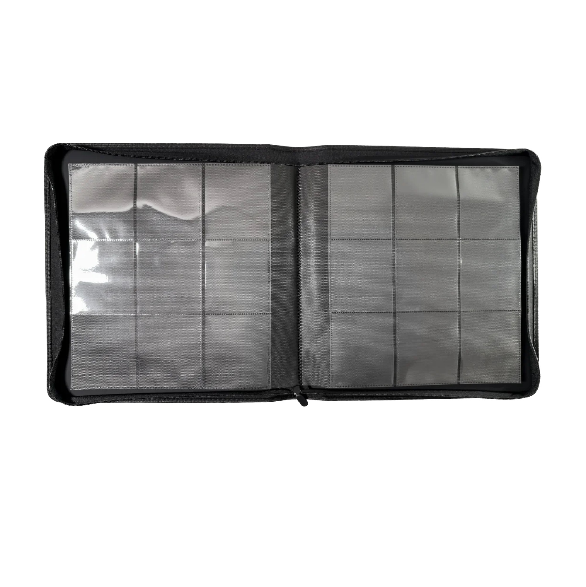 TCG Guru - 9-Pocket Toploader Xenon Binder Grey