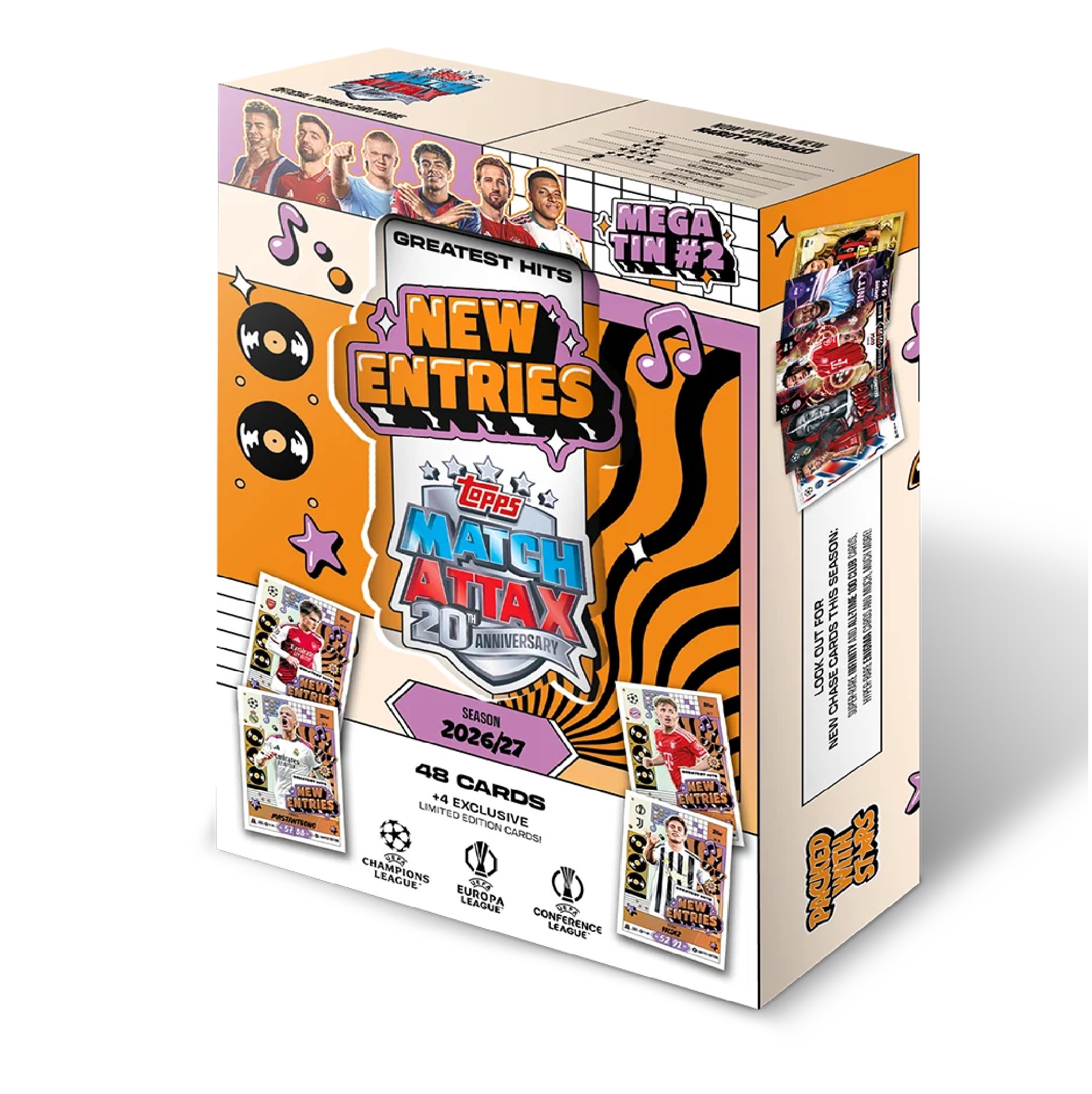 Topps UEFA Club Competition Match Attax MEGA TIN Sortiert