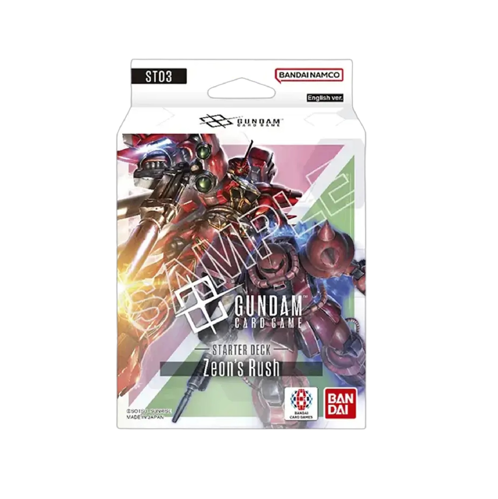 Gundam Card Game - Zeon’s Rush Starter Deck ST03 (Englisch)