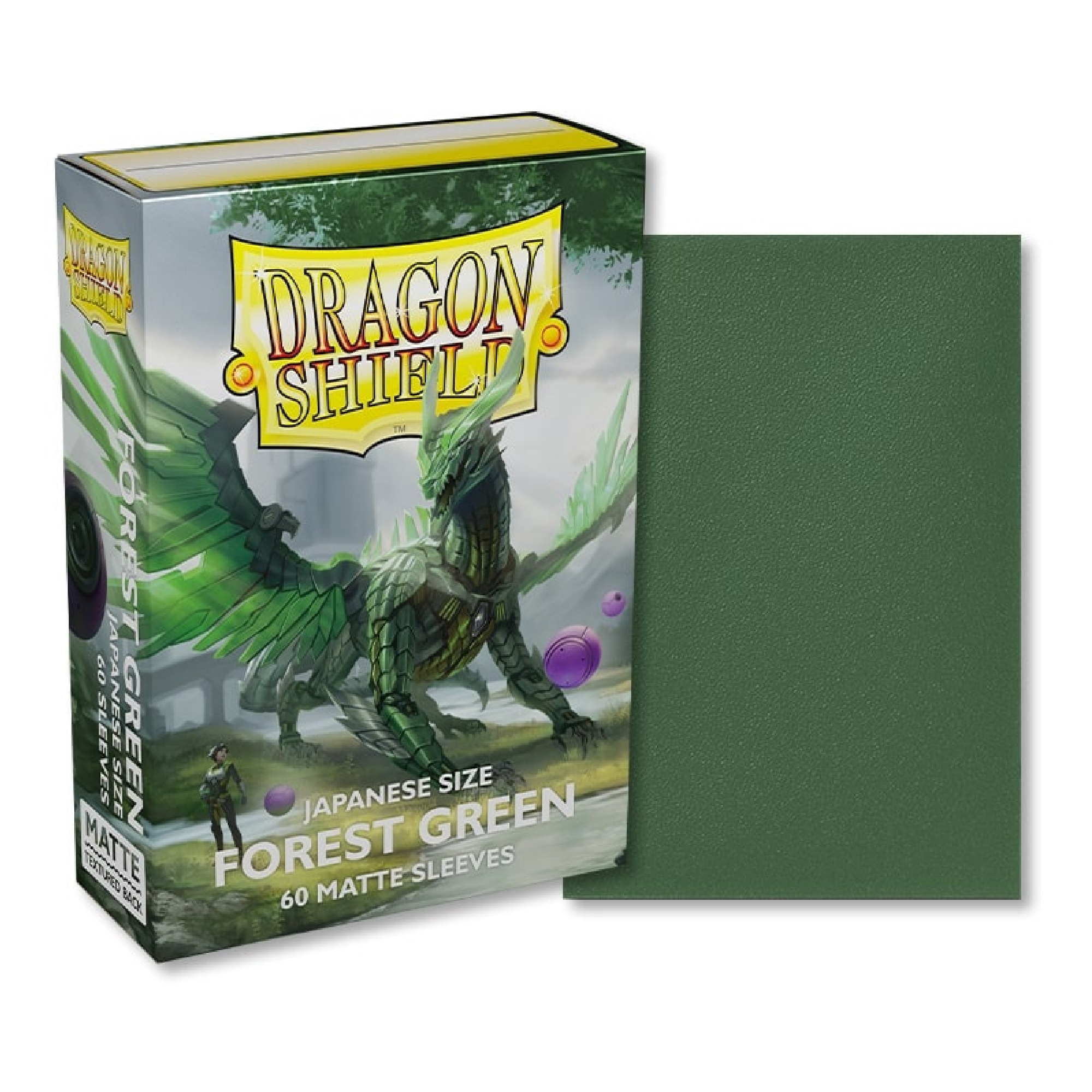 Dragonshield Jap. Sleeves Matte Forest Green (60)