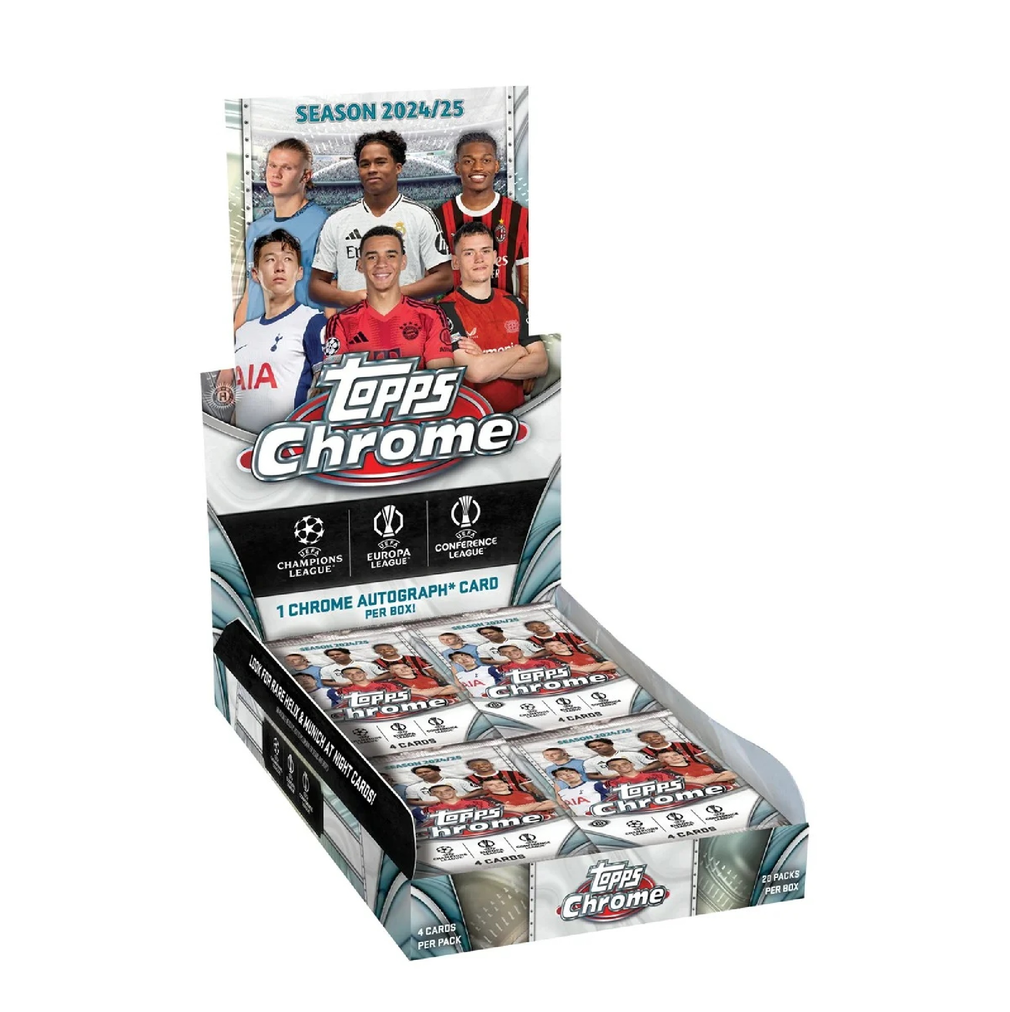 Topps Chrome UEFA Club Competitions 2024-25 Hobby Box