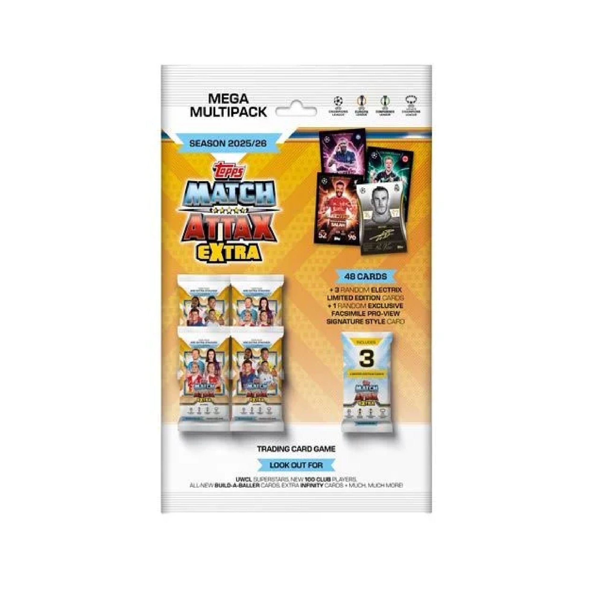 Topps - Match Attax Champions League 2025/26 EXTRA Trading Cards - Mega Multipack