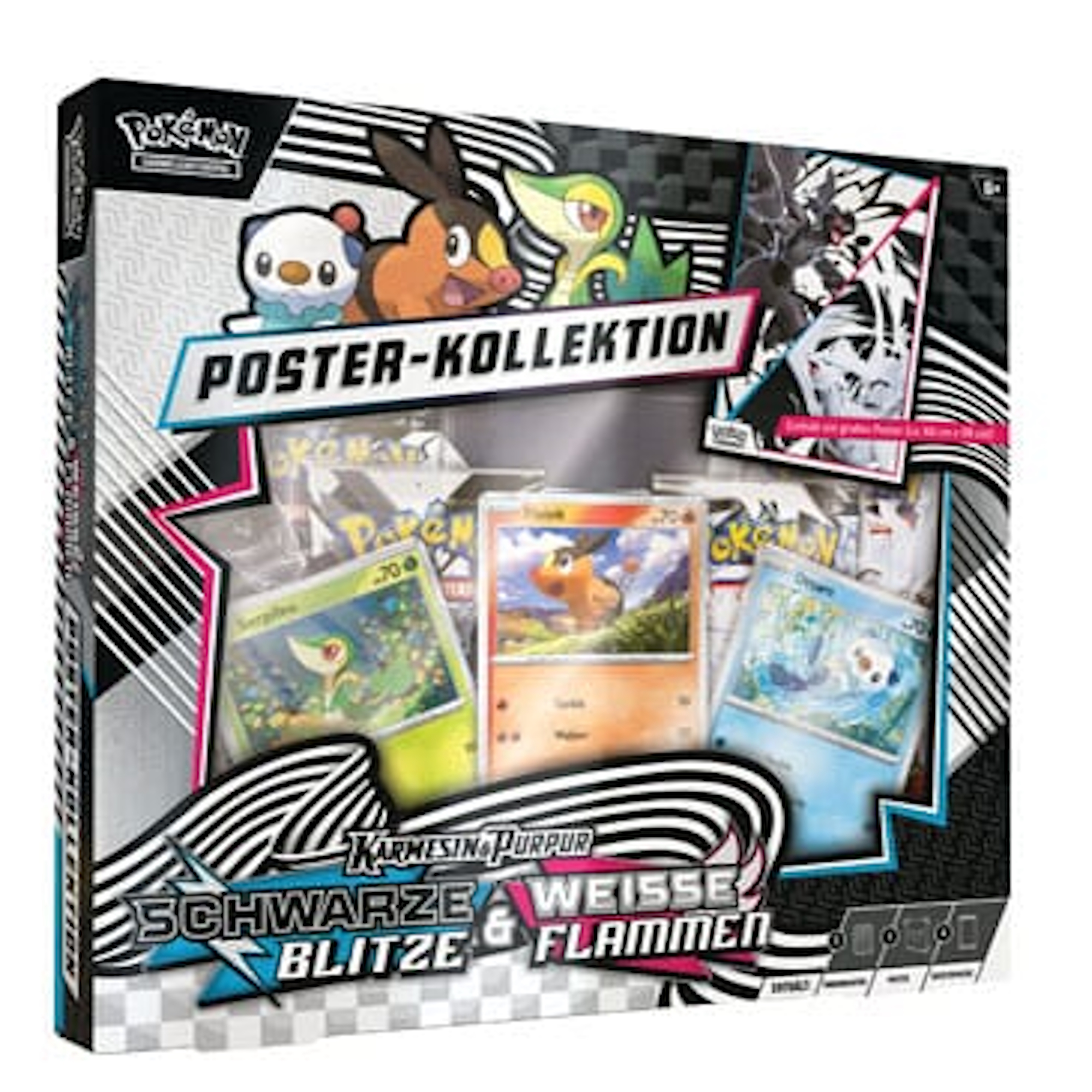 Pokemon KP10.5 Weisse Flammen & Schwarze Blitze Poster-Kollektion (Deutsch)