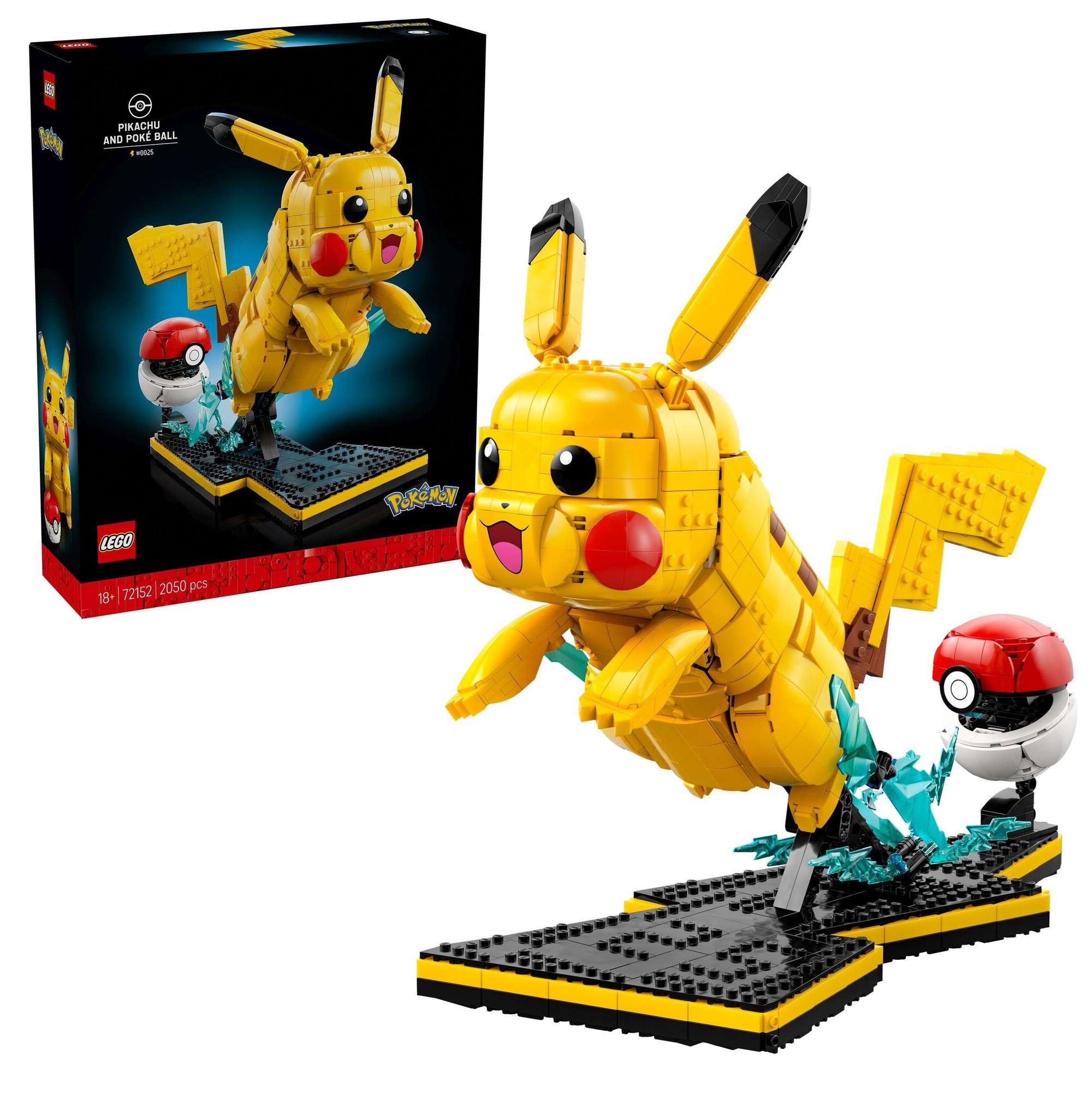 LEGO Pokémon Pikachu und Pokéball (72152)