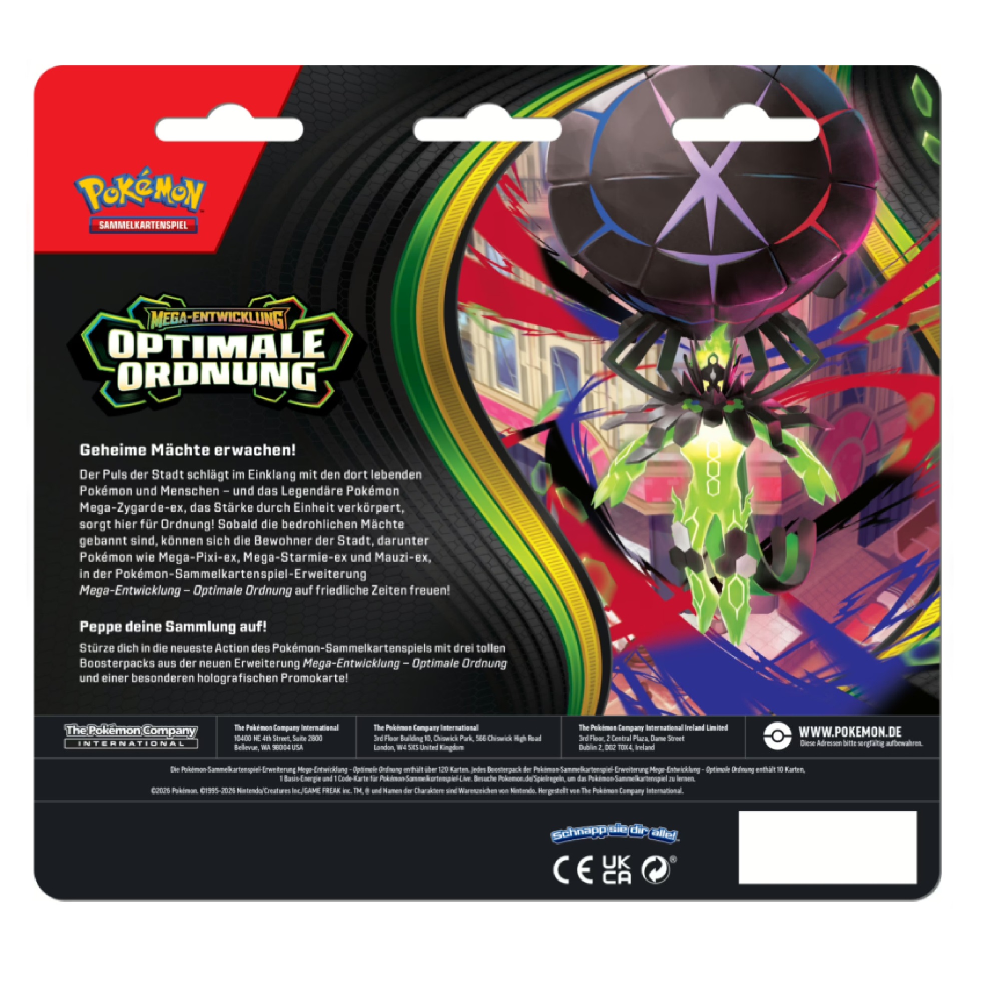 Pokemon - Mega Entwicklung - Optimale Ordnung 3er Blister (Deutsch)