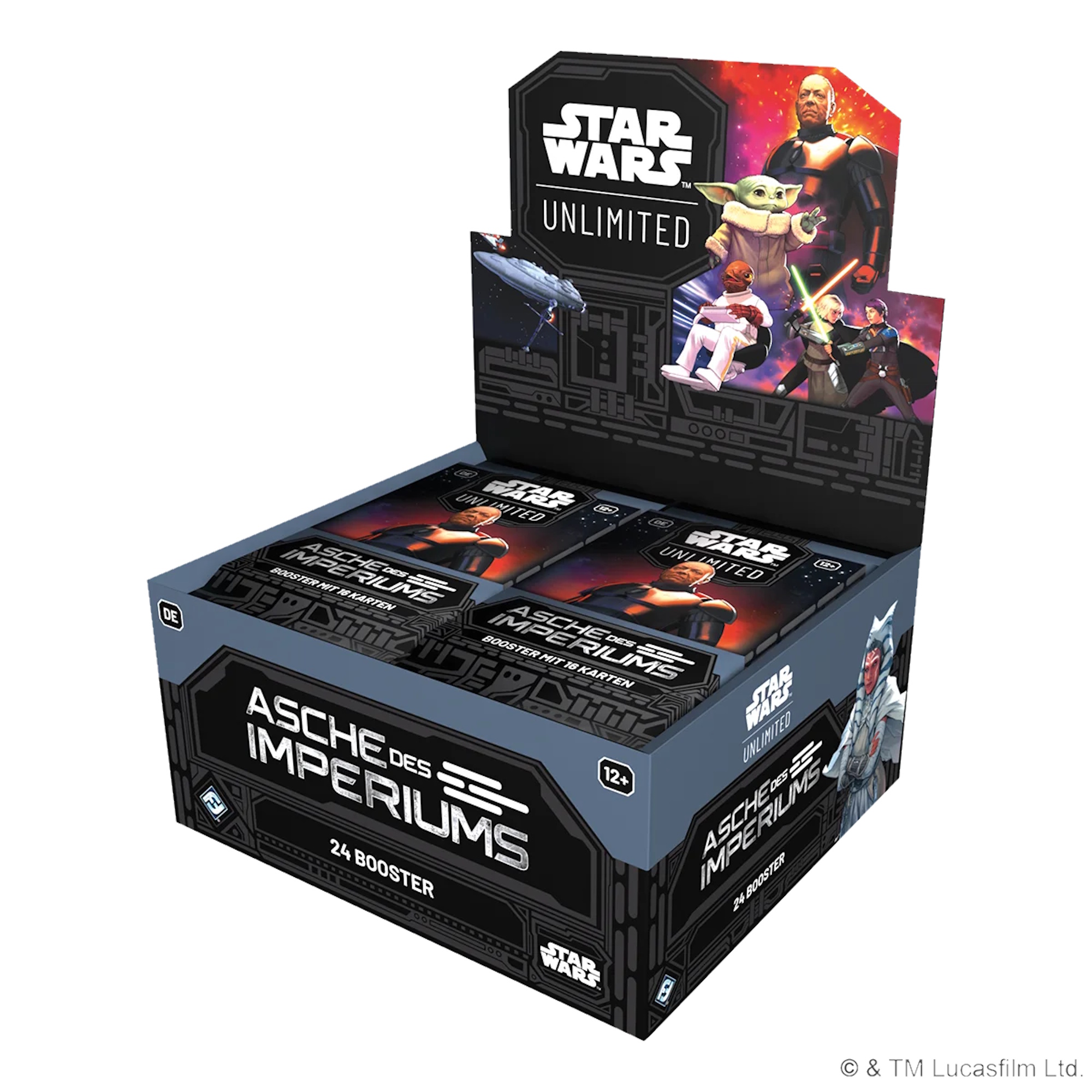 Star Wars Unlimited Asche des Imperiums Booster Display (Deutsch)