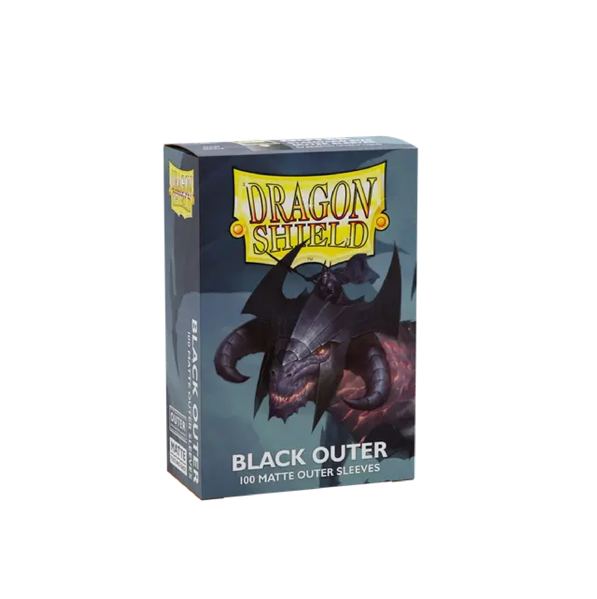 Dragon Shield Standard Matte Black Outer Sleeves (100 Outer Sleeves)