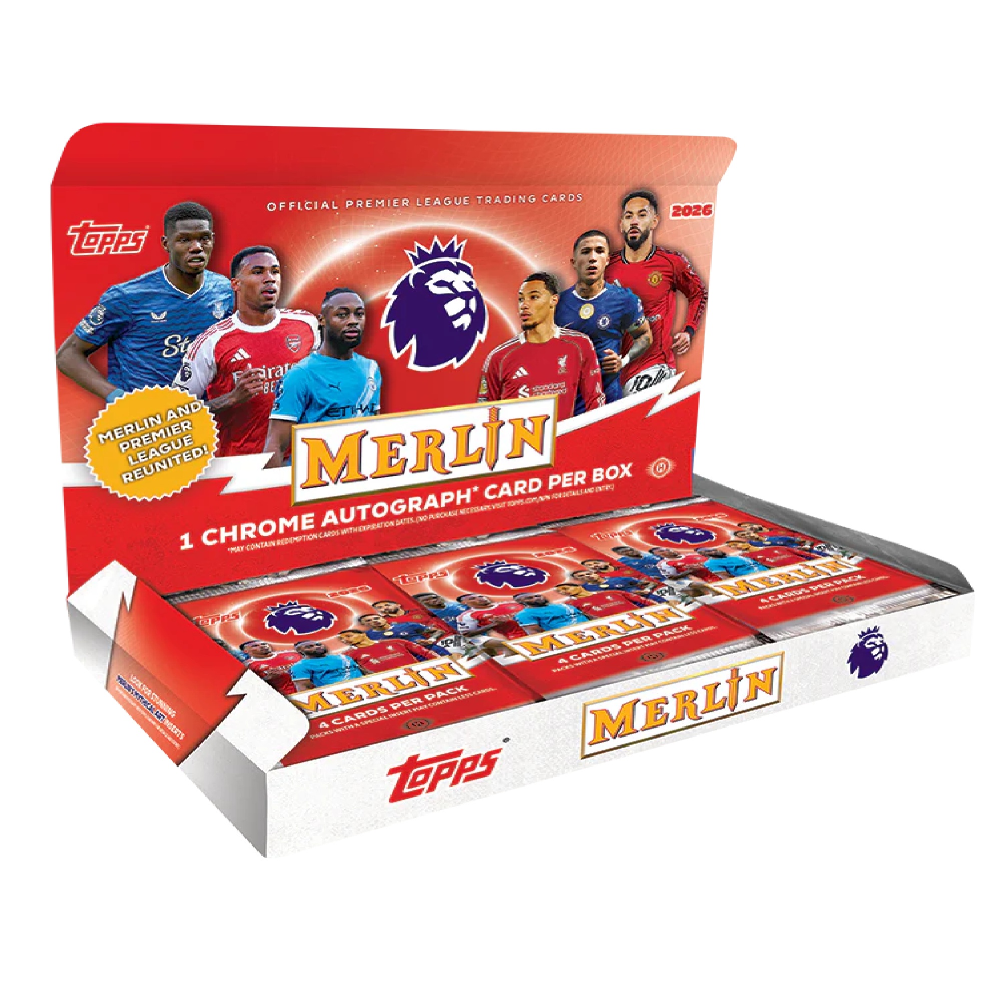 Topps Merlin Premier League 2026 Hobby Box