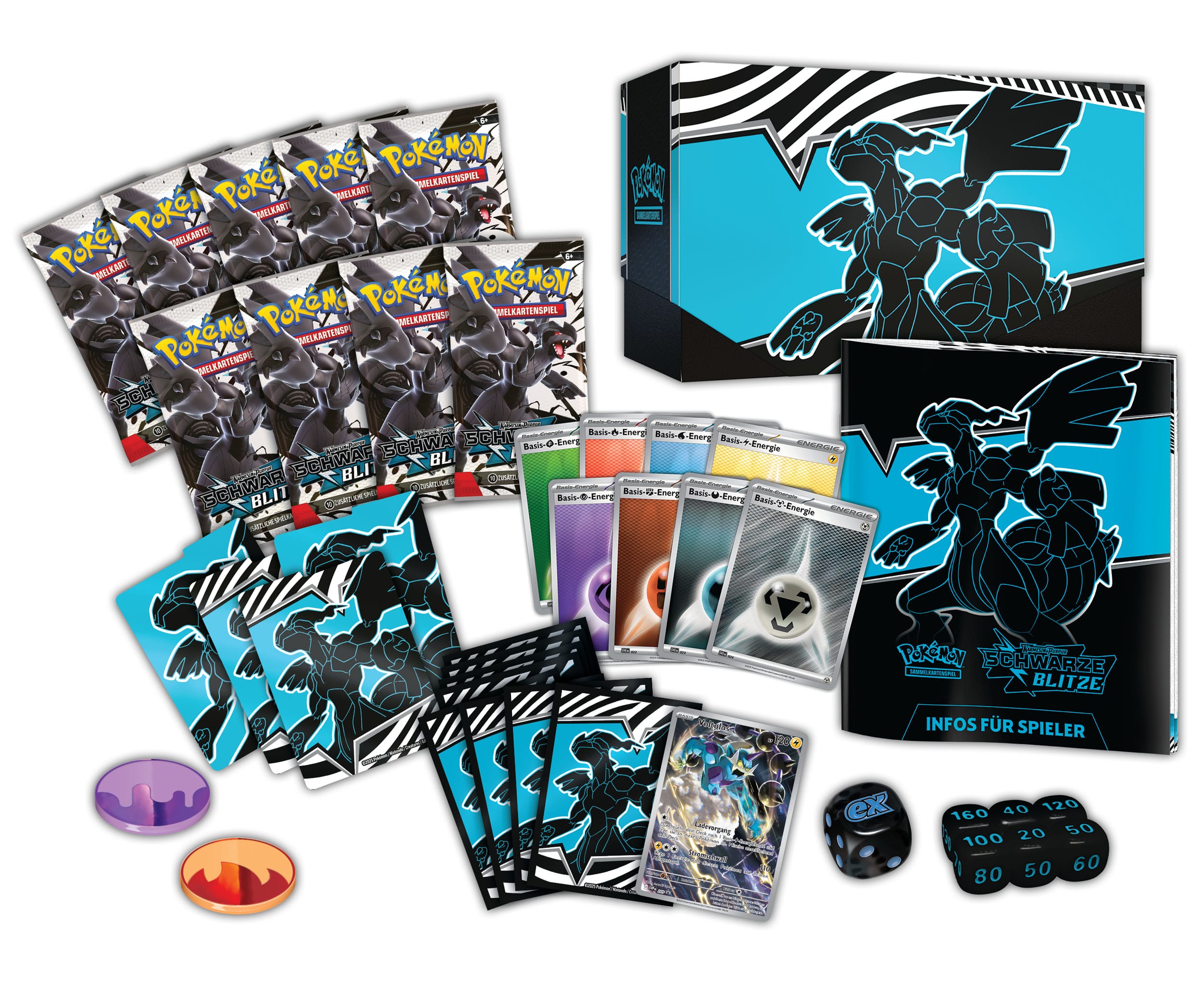 Pokemon KP10.5 Schwarze Blitze Top Trainer-Box (Deutsch)