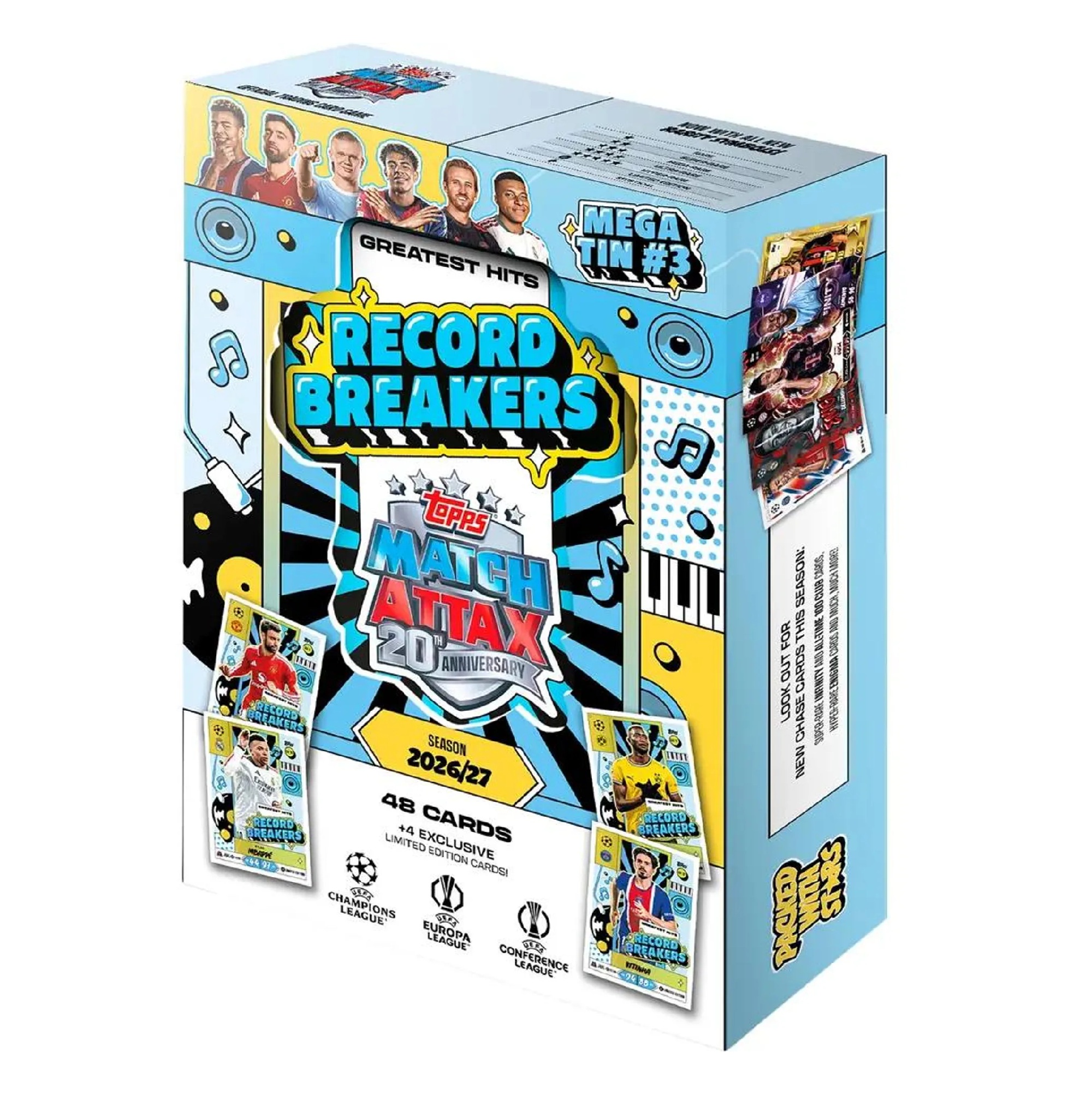Topps UEFA Club Competition Match Attax MEGA TIN Sortiert