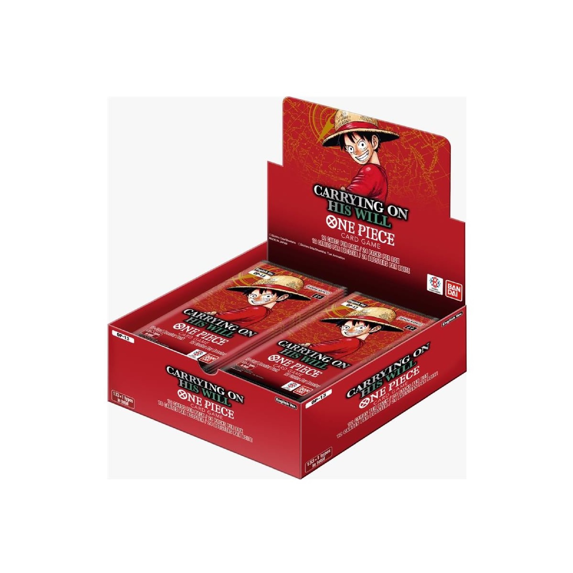 One Piece OP13 - Carrying on His Will - Display (Englisch)