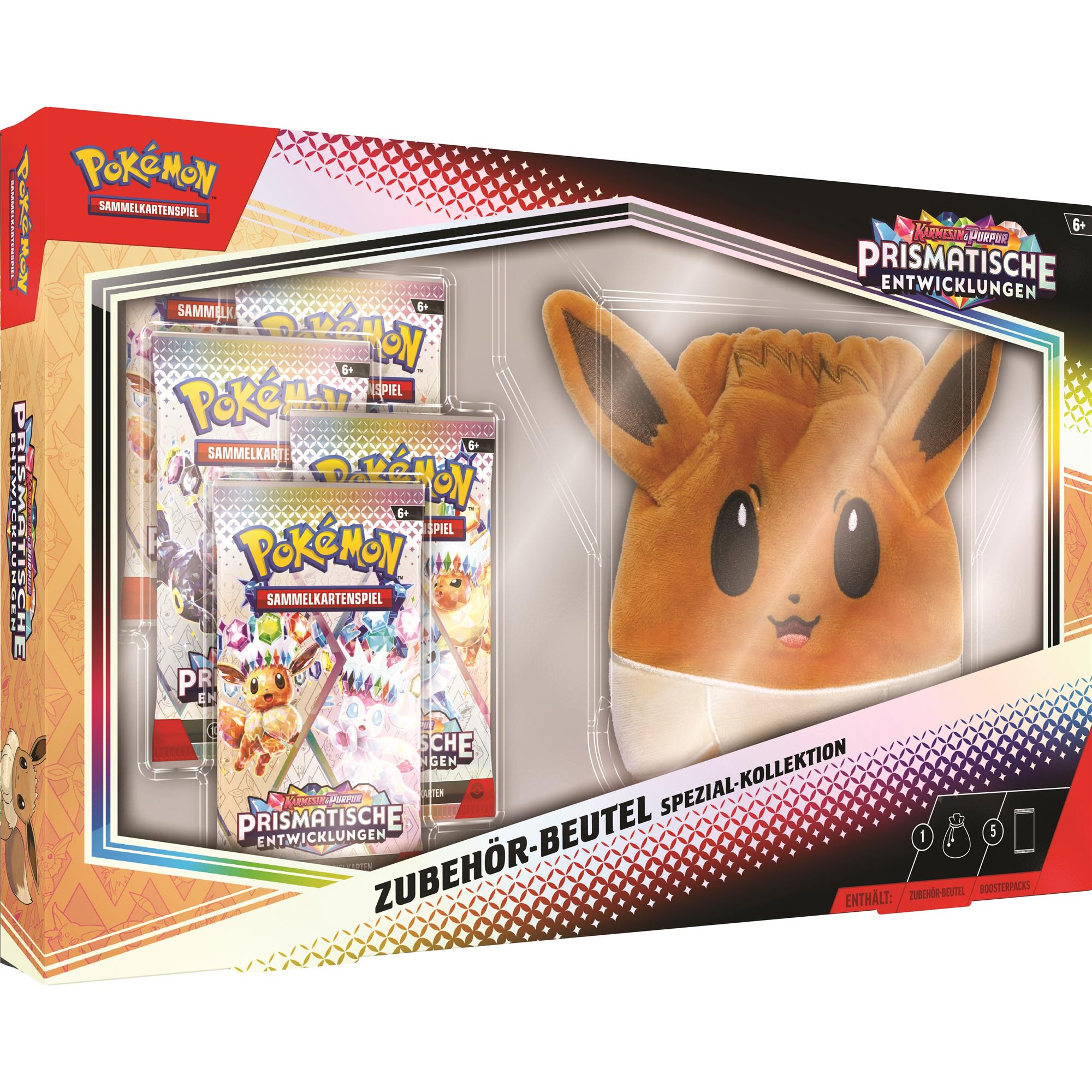 Pokemon KP08.5 Prismatische Entwicklungen Zubehör-Beutel Spezial Kollektion (Deutsch)